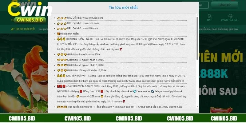 Cách vào CWIN không bị chặn được rất nhiều thành viên quan tâm