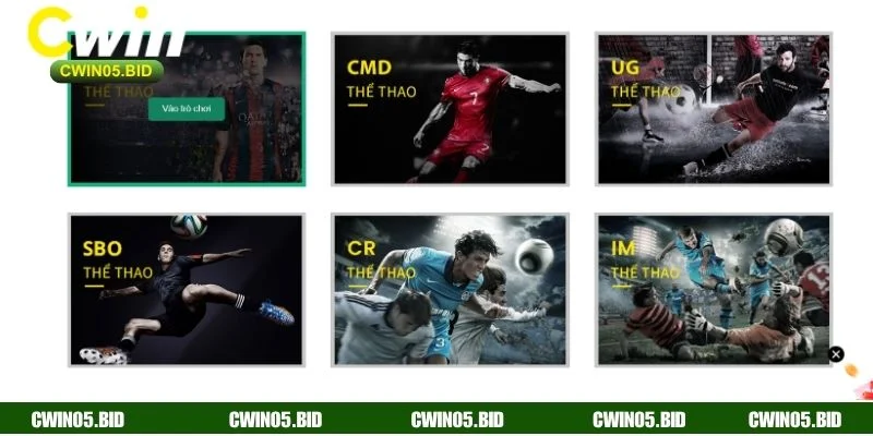 Khám phá đối tác tạo nên sức hút sảnh thể thao CWIN