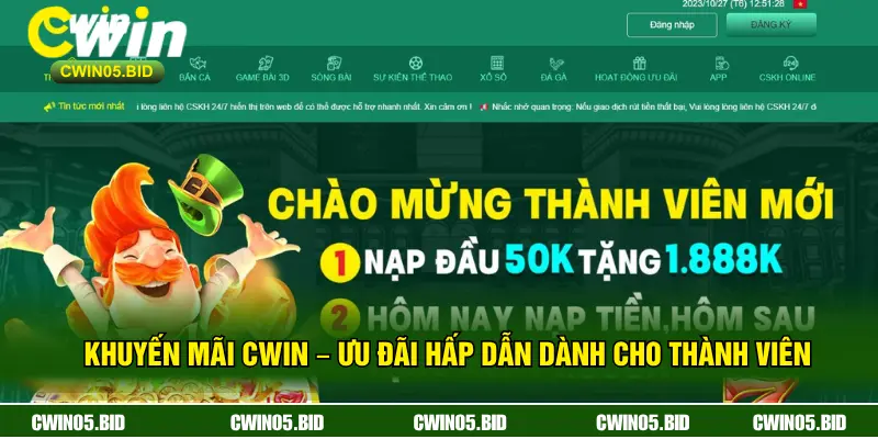 Khuyến Mãi CWIN – Ưu Đãi Hấp Dẫn Dành Cho Thành Viên