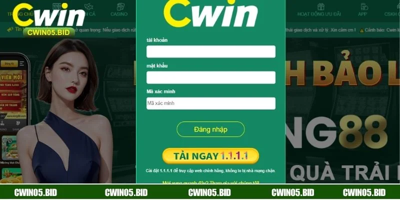 Mỗi nguyên nhân sẽ có cách vào CWIN không bị chặn khác nhau