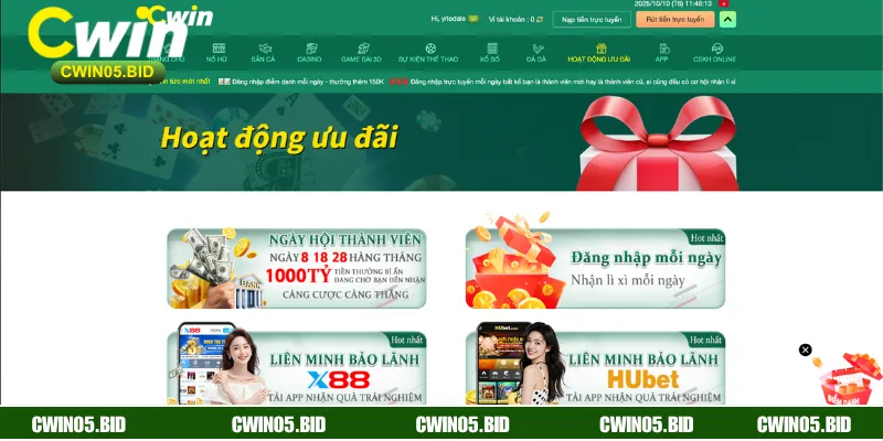 Vì sao người chơi nên nhận khuyến mãi tại Cwin?